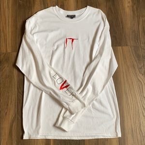 The Hundreds x IT Cast White Long Sleeve T-Shirt
